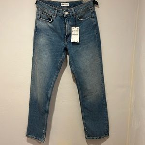 Zara medium wash jeans